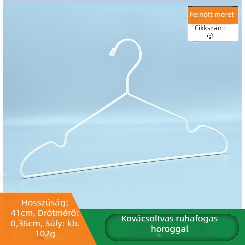 Kovácsolt vas ruhafogas, otthoni használatra, erősített, skandináv minimalist dizájn