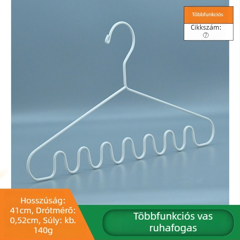Kovácsolt vas ruhafogas, otthoni használatra, erősített, skandináv minimalist dizájn