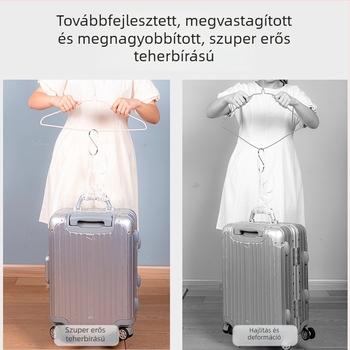 Shunyi műanyag bevonatú ruhafogasok, vastagított és megerősített, nyom nélkül, csúszásmentes, otthoni használatra, multifunkcionális ruhafogasok