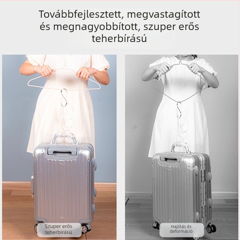 Shunyi műanyag bevonatú ruhafogasok, vastagított és megerősített, nyom nélkül, csúszásmentes, otthoni használatra, multifunkcionális ruhafogasok