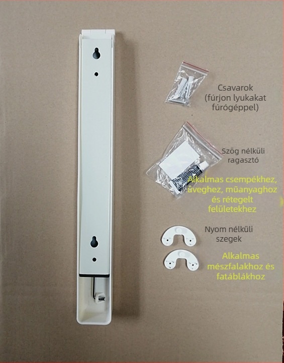 Mini falra szerelhető rejtett ruhaszárító fürdőszobához, háromszög alakú hajtogatható