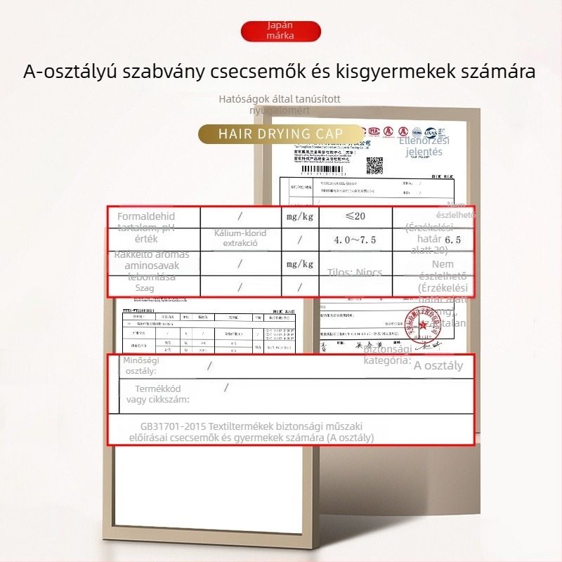 World Life Korall fleece hajszárító sapka, nedvszívó, vastagított széles fejkendő