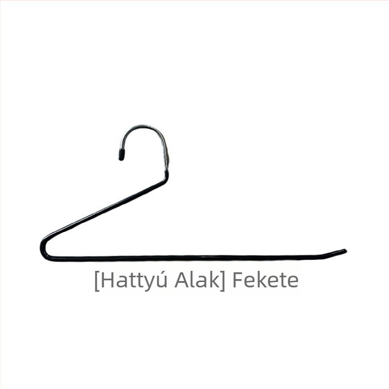 Liba alakú nadrágakasztó csúszásmentes Z alakú klipekkel, háztartási használatra