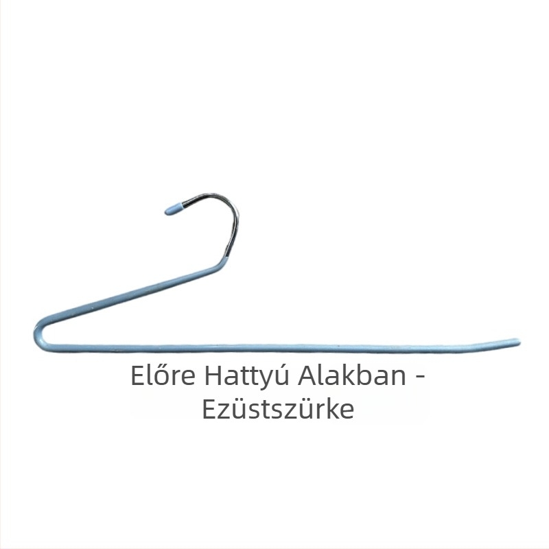 Liba alakú nadrágakasztó csúszásmentes Z alakú klipekkel, háztartási használatra