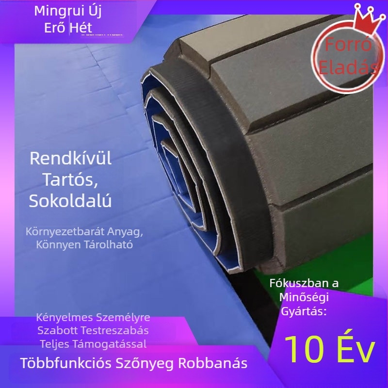 Vastagított edzőmatrac bokszhoz, harcművészetekhez, tánchoz, jógához és gimnasztikához