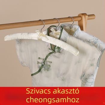 Textil borítású ruhafogas puha szivaccsal, deformáció elleni és csúszásmentes