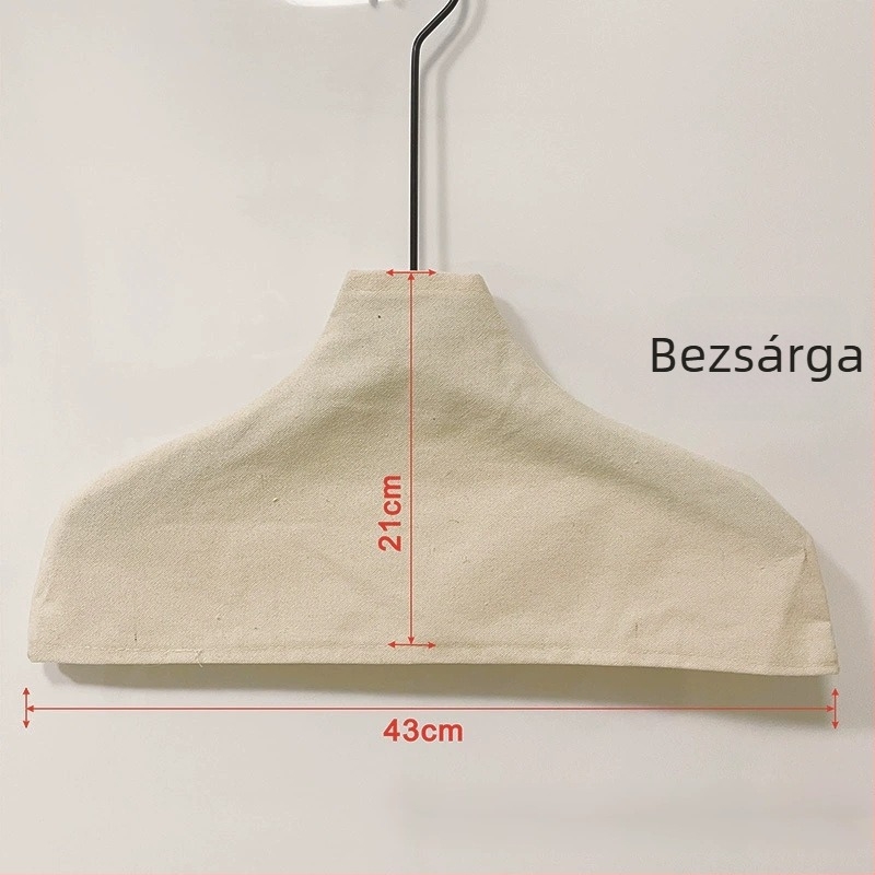 Csúszásmentes vászon védőburkolatok ruhakasztókhoz, lenvászon borítások, sokoldalú vászon borítások, testre szabható
