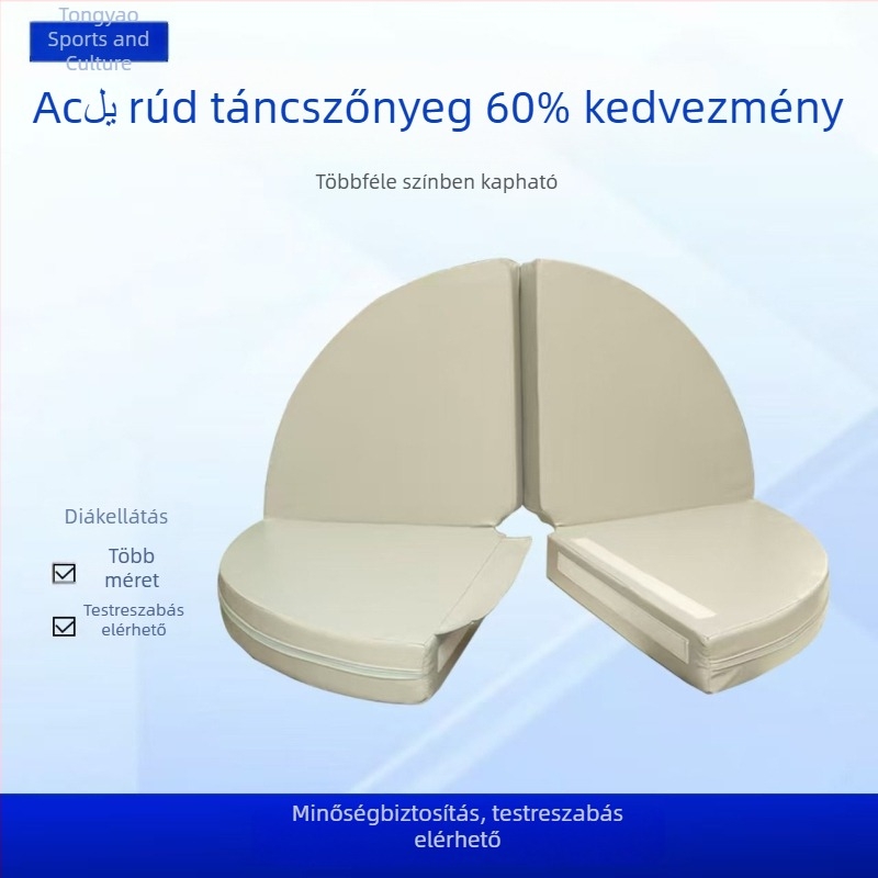 Pilón-tánc és légi jóga védő matrac, vastított, hajtogatható tornaszőnyeg