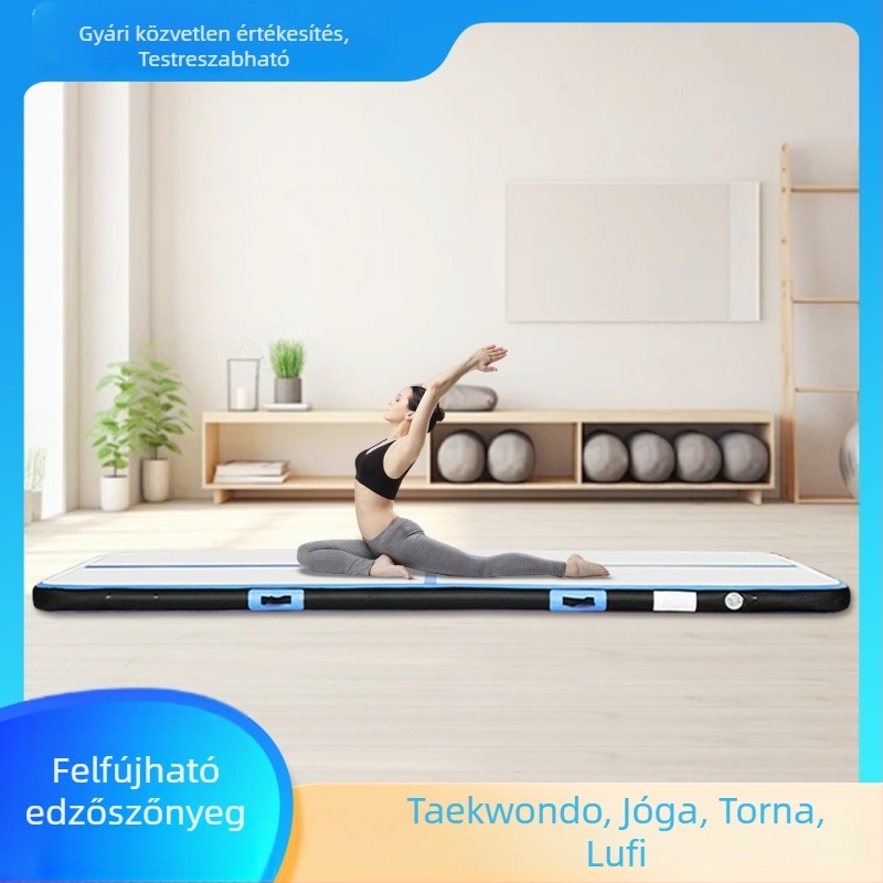 Kültéri felfújható gimnasztikai matrac, jóga- és táncmatrac taekwondo edzésekhez