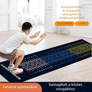 Álló távolugrás-tesztmatrac, csúszásmentes, vastított, otthoni használatra