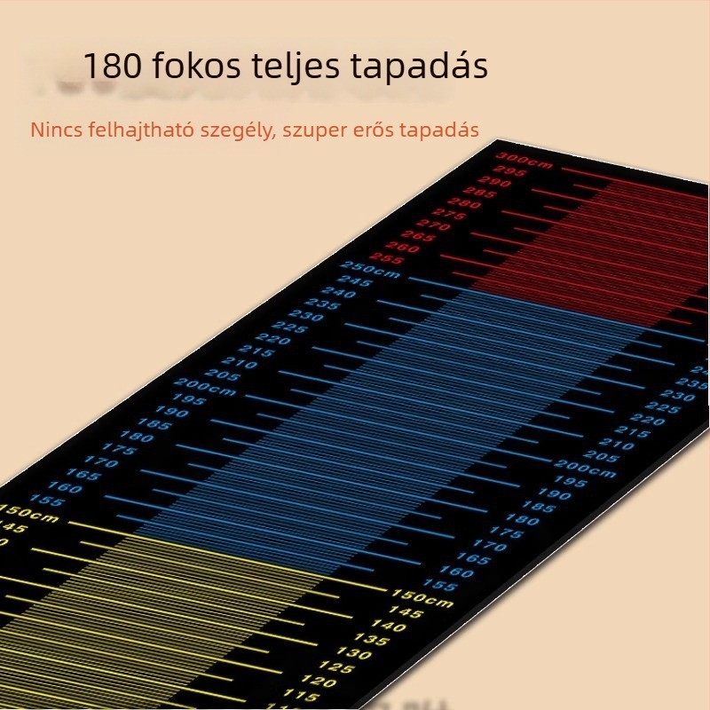 Álló távolugrás-tesztmatrac, csúszásmentes, vastított, otthoni használatra