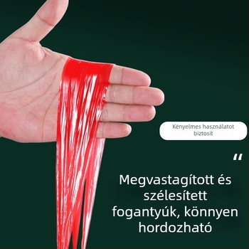 Kereskedelmi minőségű kültéri szemeteszsák húzózsinórral, extra nagy, fekete, vastított, 7040L80
