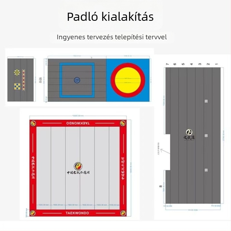 XPE roll-matracok személyre szabott mérettel táncstúdiókhoz és edzőtermekhez, csúszásmentes felület Taekwondo és Sanda edzésekhez