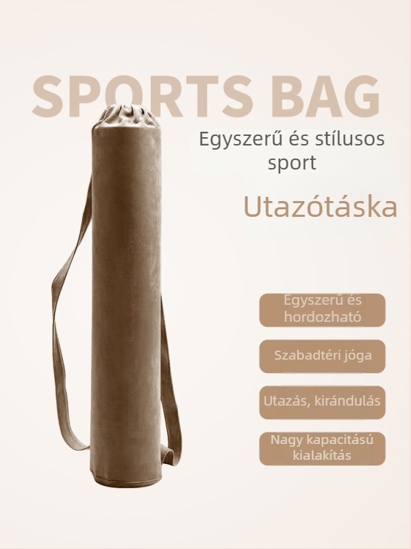 Velúr jóga táska jóga matrac tárolóval, sport hátizsák, válltáska, utazótáska