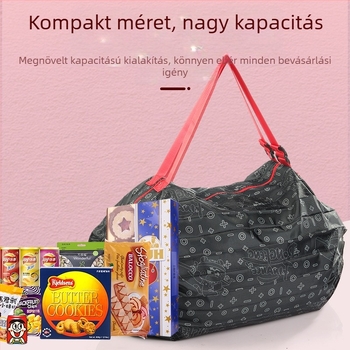 Nylon 3D-s utazási tároló táska nyomtatott mintával, japán stílusú, összecsukható, hordozható utazásokhoz és bevásárláshoz