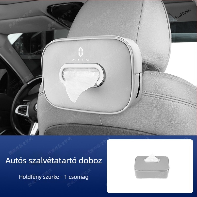 Lógó autózsebkendő-tartó Wenjie M5/M7/M9-hez, belső átalakítási kiegészítő
