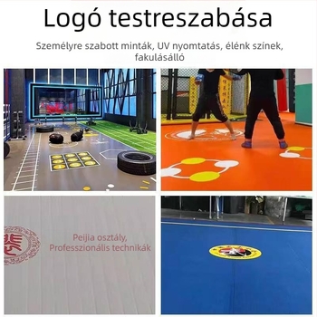 Taekwondo harcművészetek padja, varrat nélküli guruló matrac XPE, sportos padló