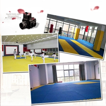 Személyre szabott taekwondo matrac harcművészeti edzőterembe, 1 m moduláris habos matrac