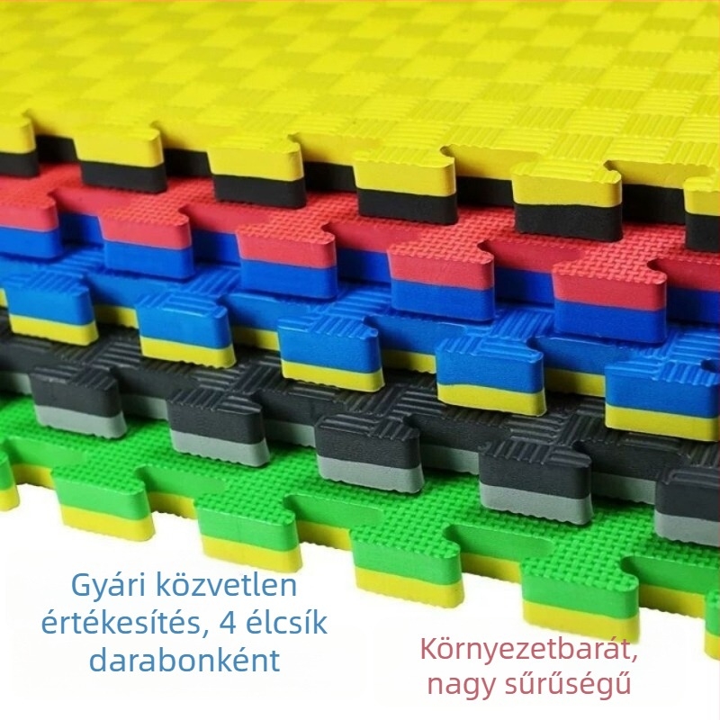 Személyre szabott taekwondo matrac harcművészeti edzőterembe, 1 m moduláris habos matrac