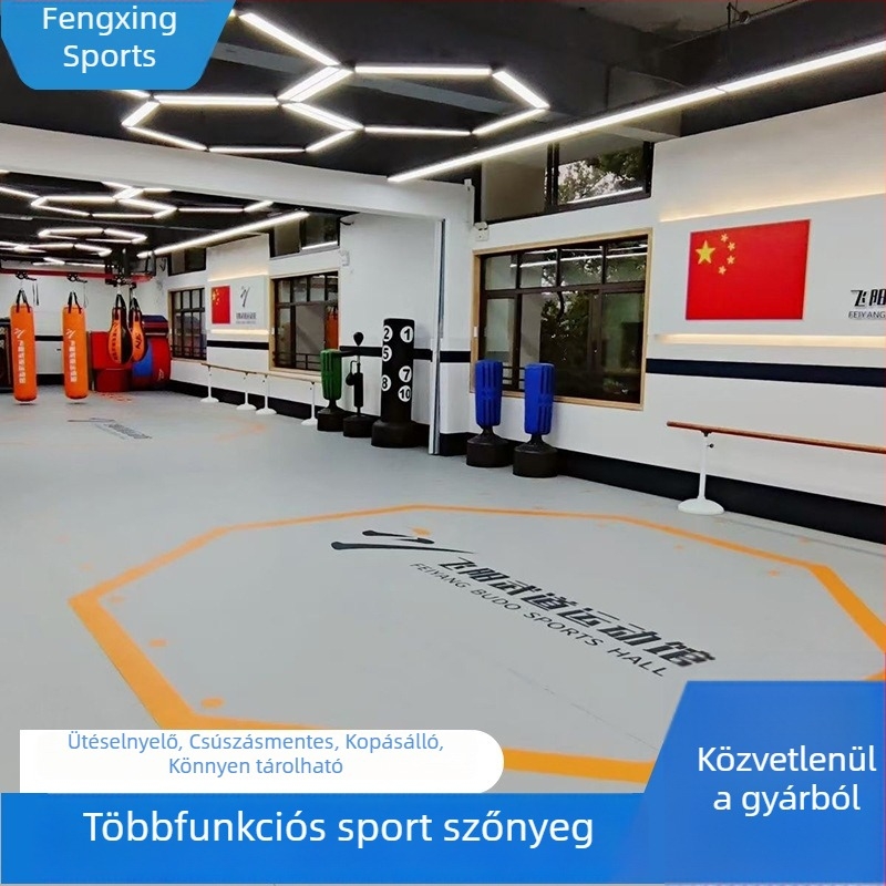 Harcművészeti edzőmatrac – gurulós tatami Taekwondo, boksz, judo és MMA számára, habos anyagból