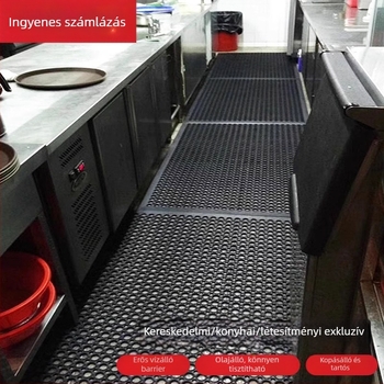 Vastagított konyhai gumialátét, anti-fatigue, csúszásmentes, olajálló, moduláris összekapcsolható padlóhoz szállodákhoz és gyárakhoz