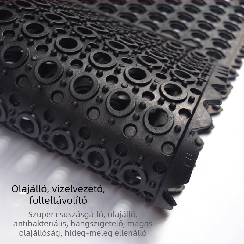 Vastagított konyhai gumialátét, anti-fatigue, csúszásmentes, olajálló, moduláris összekapcsolható padlóhoz szállodákhoz és gyárakhoz