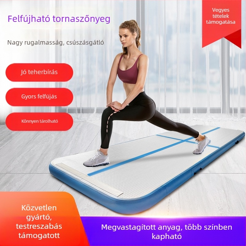 Felfújható tornaszőnyeg jóga, taekwondo és harcművészetek edzéséhez