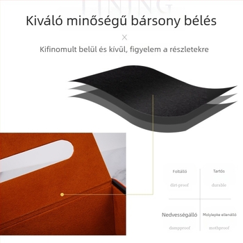 Személyre szabott többfunkciós bőr papírzsebkendő tartó távirányító rekesz, otthon és szálloda számára