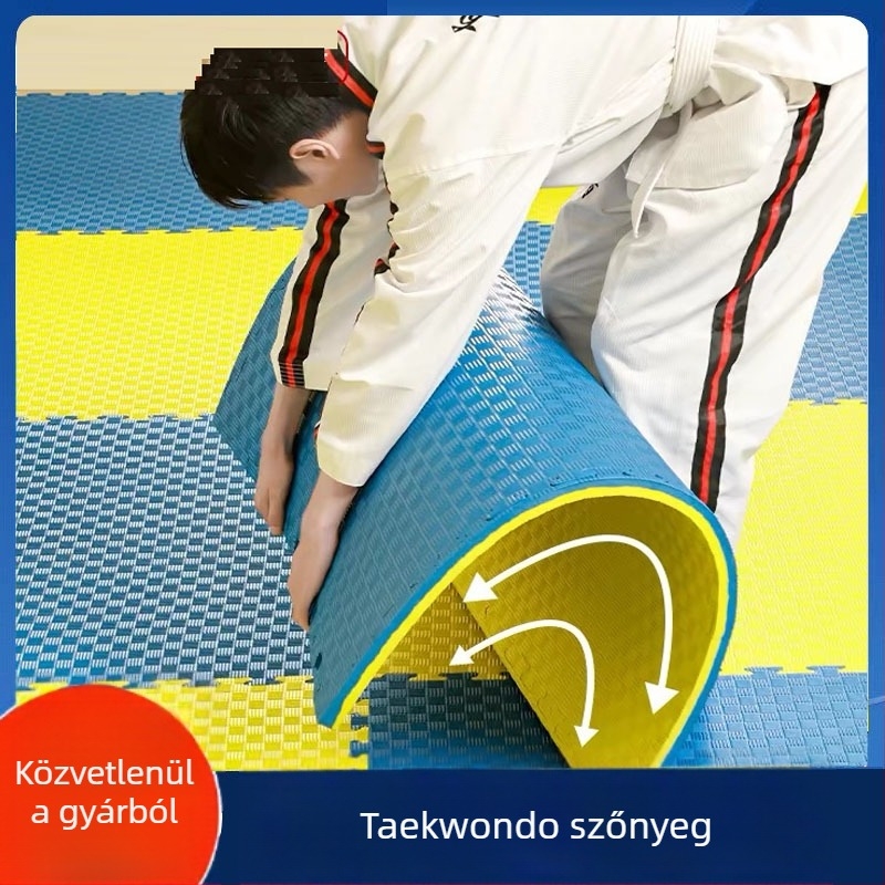 Vastag EVA Taekwondo összekapcsolható talajmatrac, csúszásmentes edzéshabmatrac gyerekeknek