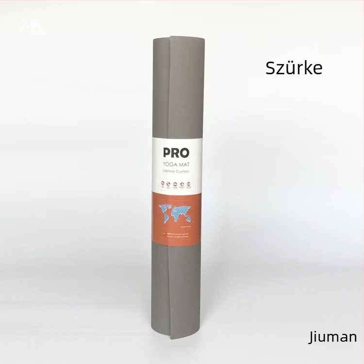 Béka motívumú jóga matrac férfiak és nők számára, fekete, hangszigetelő és ütéscsillapító, kopásálló, ideális tánchoz és ugrókötélhez