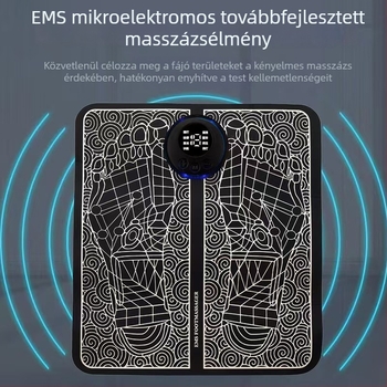 Otthoni használatú EMS lábmasszírozó matrac akupunktúrás pontmasszázs funkcióval