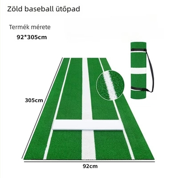 Csúszásmentes, hordozható matrac baseball és softball ütés- és dobóedzéshez