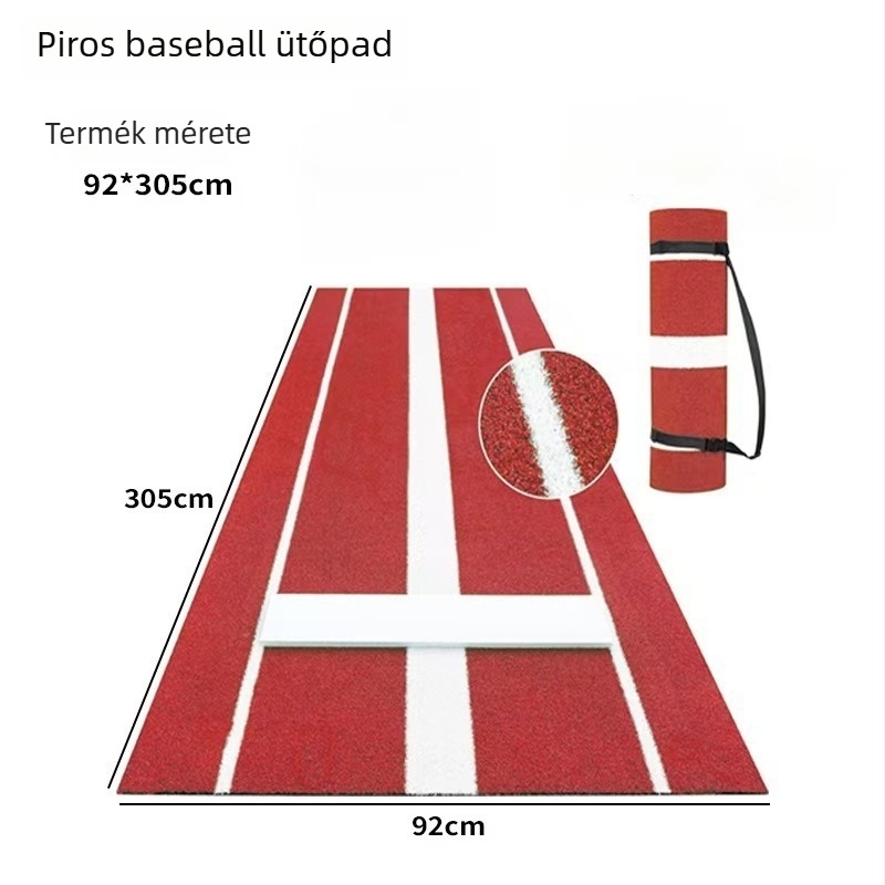 Csúszásmentes, hordozható matrac baseball és softball ütés- és dobóedzéshez