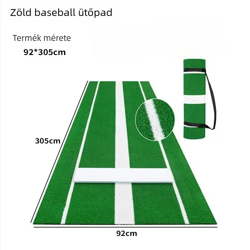 Csúszásmentes, hordozható matrac baseball és softball ütés- és dobóedzéshez