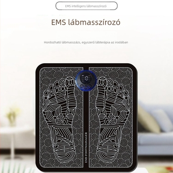 USB-újratölthető EMS lábmasszírozó pár, pulzus terápia és mikroáram