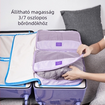 msquare Utazáshoz készült ruhatároló táska, összenyomható dzseki tároló
