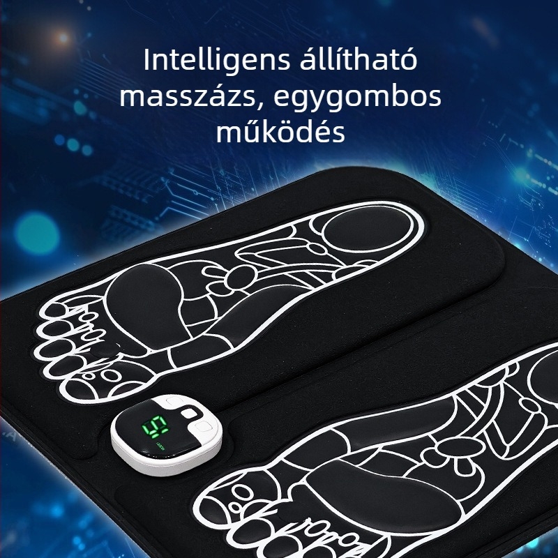 Otthoni talpmasszírozó EMS mikroáram-stimulációval és akupunktúra-pontmasszázs párna