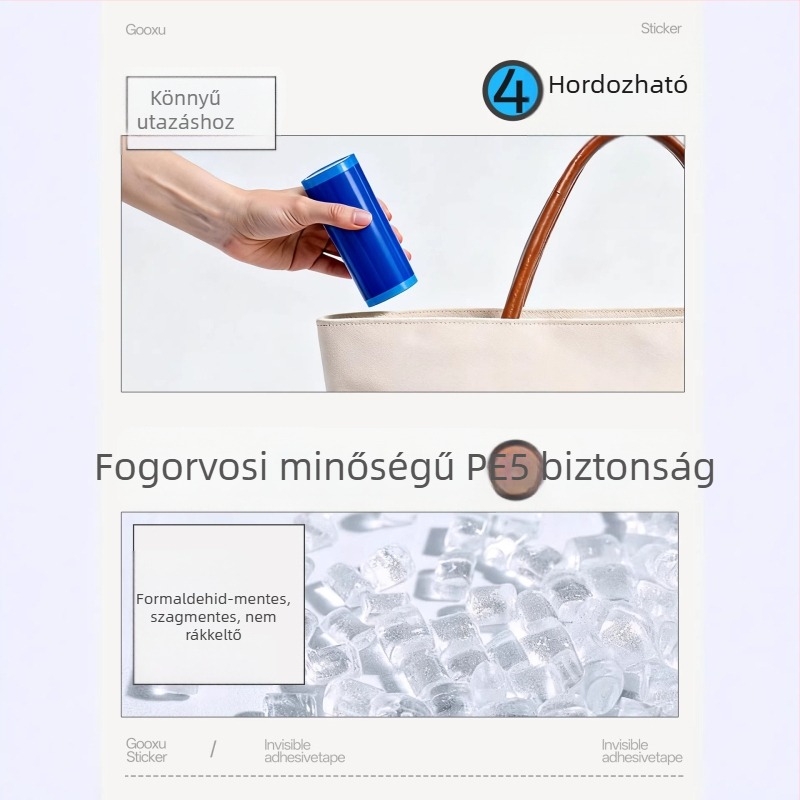 Egyszer használatos WC-ülőke fedél teljes lefedettséggel, hotelminőségű WC-ülőke párna, utazáshoz hordozható ragasztó kék filmmel