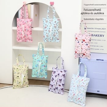 Oxford anyagból készült függő szalvétatartó doboz – aranyos, minimalist stílus, nappaliba, autóba és előszobába