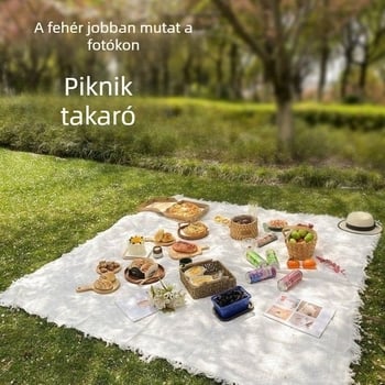 Bohemiai stílusú kempingtakaró és piknik matrac, tengerparti asztalterítő