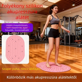 Szilikon talpmasszázs pad mágnesekkel a meridián stimulációjához