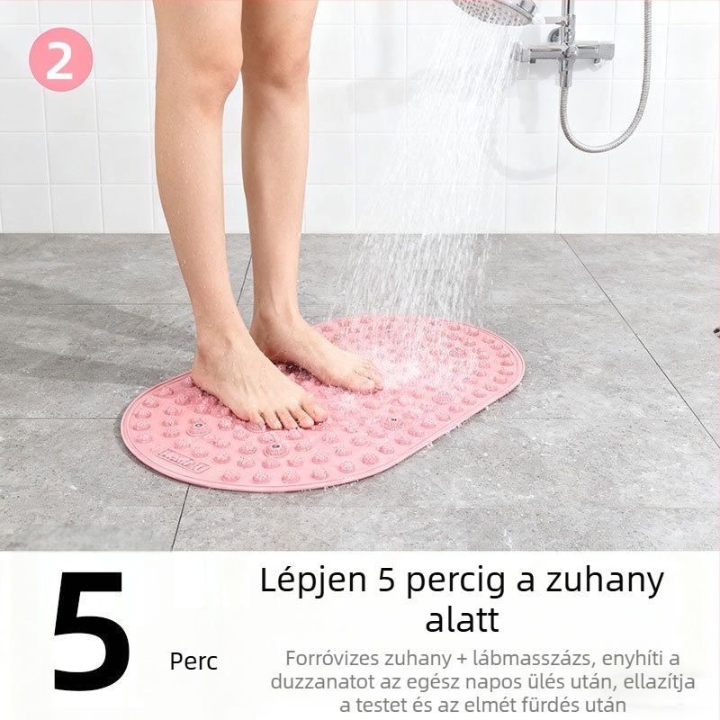 Szilikon talpmasszázs pad mágnesekkel a meridián stimulációjához