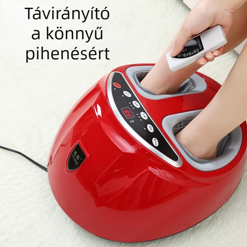 Yiyang talpmasszírozó távirányítóval, automatikus fűtéssel, infravörös terapeiával, dagasztó és légpárnás masszázzsal