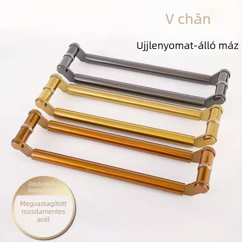 Üvegtajtó fogantyú, rozsdamentes acél penge formájú fogantyú, keretes profilú ajtó fogantyú, sarokfogantyú, csúszóajtóhoz való fogantyú, modern minimalist stílus