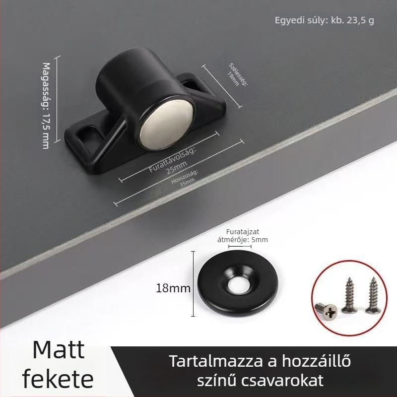 Erős mágneses szekrényajtó rögzítő – láthatatlan belső ajtóhoz