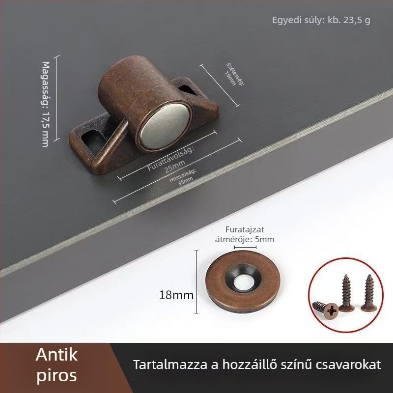 Erős mágneses szekrényajtó rögzítő – láthatatlan belső ajtóhoz