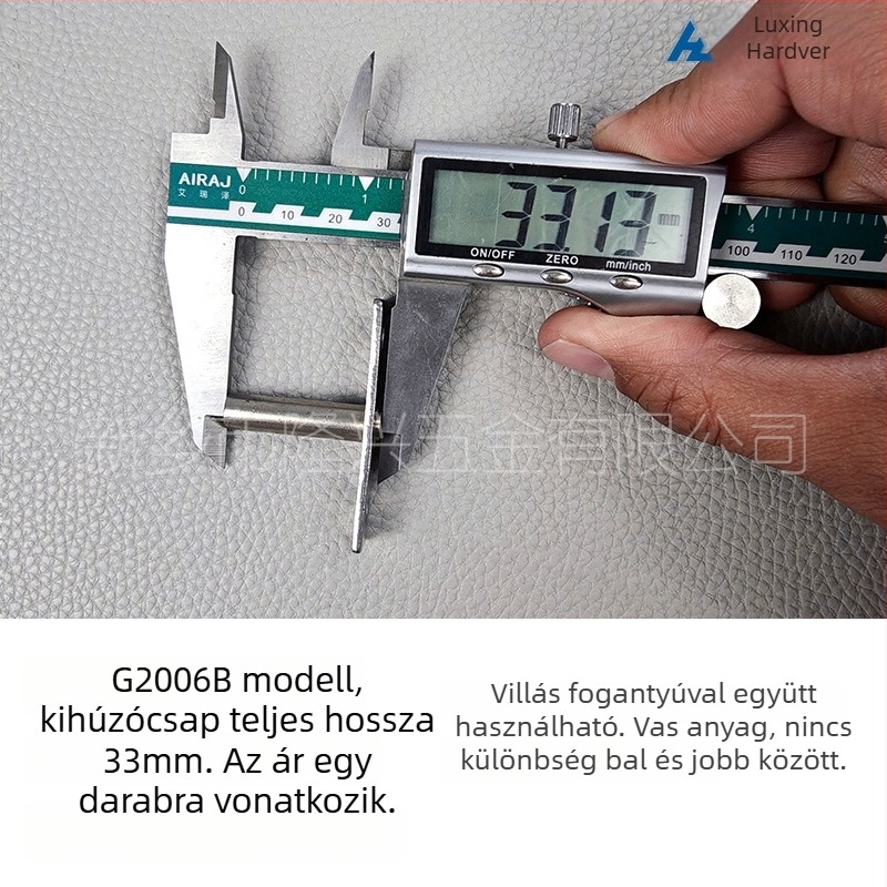Hőszigetelt alumínium külső ablak hardver készlet: T‑csavar összekötő, közbenső továbbító rúd, kétpontú fogantyú, henger