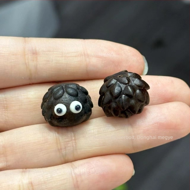Agarwood faragott gyöngyök – DIY buddhista ékszer készlet, telefonhurok, karkötő, medál