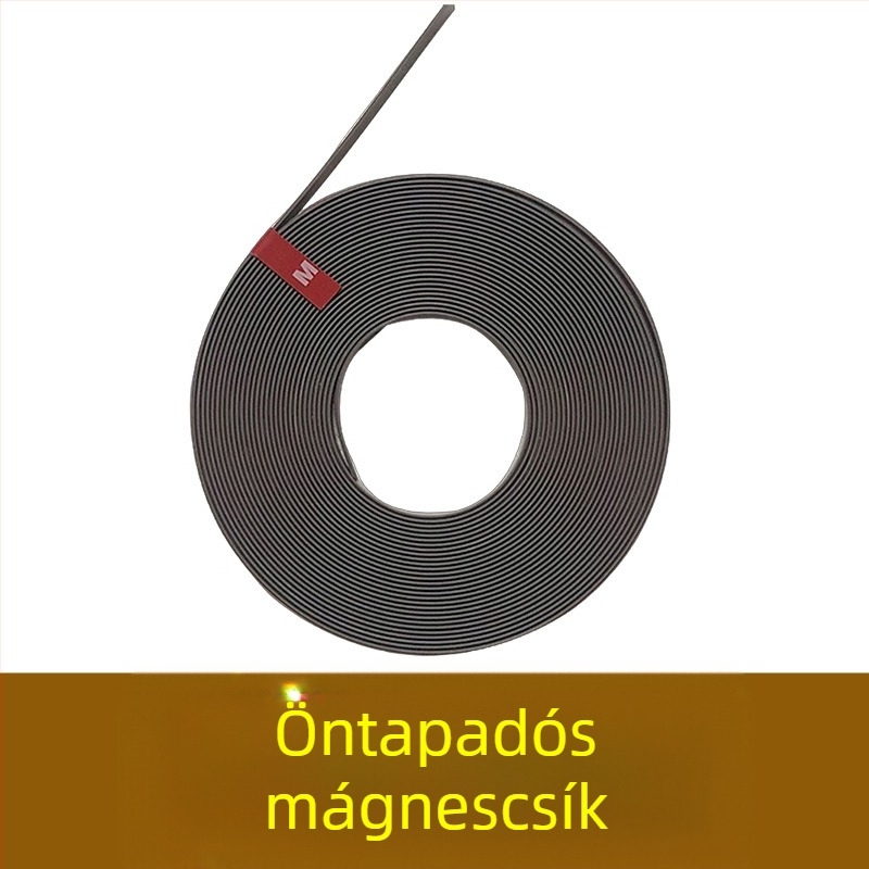Mágneses, láthatatlan szúnyogháló ajtóhoz, öntapadós zárócsíkkal és dekoratív mágneses szalaggal – fúrás nélkül