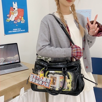 Női Ita táska világító táblát tartóval koncertrajongók számára, nagy kapacitású, váll- vagy crossbody